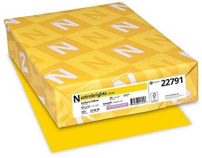 Neenah Colo Cardstock, 8.5Â€ X 11Â€