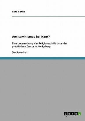 Antisemitismus bei Kant?