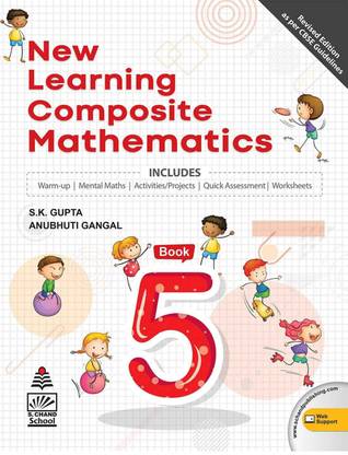 New Learning Composite Mathematics-5 (for 2021 Exam) with 2 Disc