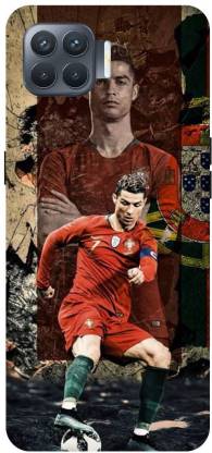 PRINTVEESTA Back Cover for Oppo F17 Pro/CPH2119 ronaldo, best football players, CR 7 Printed Back Cover