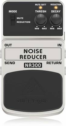 Behringer NR300 Noise Reduction Effects Pedal, Black Guitar Processor