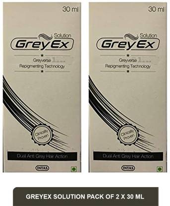 ग्रे एक्स Solution | Dual Anti Grey Hair Actions (Pack of 2)30ml