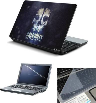 Geek Call Of Duty Ghosts 3in1 Laptop Skins with Laptop Screen Guard and Key Protector HQ 15.6 Inch Combo Set
