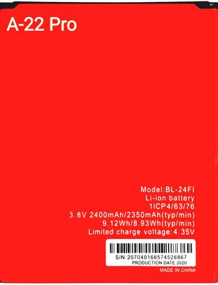 MATSV Mobile Battery For  itel A-22 Pro BL-24FI