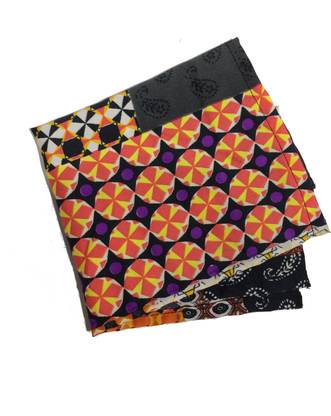 Dev Kumar Couture Printed Poly Crepe Pocket Square