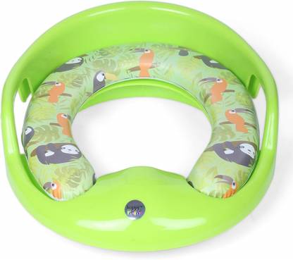 Zerya Baby Soft Toilet Trainer Soft Cushion With Handle And Back Support Toilet Seat Potty Seat