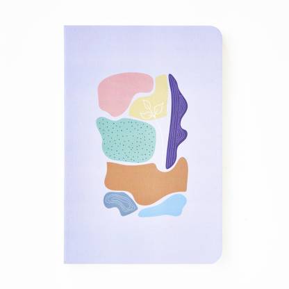 Factor Notes Sketchbook: Lavender Abstract (Plain) Textured Fine Grain Medium Surface Acid-Free Artist-Grade Paper 96 Pages Art Journal Sketch Pad