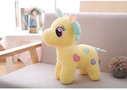 Yunicorn Max Yellow Stuffed Unicorn Teddy  - 10 cm