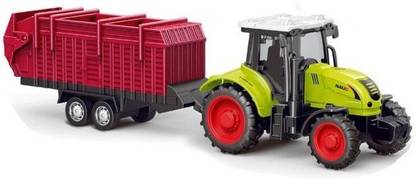WONDER CREATURES Exclusive Agriculture Farming Tractor Trolley For Kids ( Multi color )