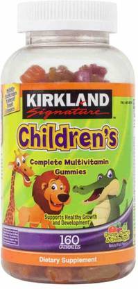 KIRKLAND Signature Children's Complete Multivitamin Gummies.
