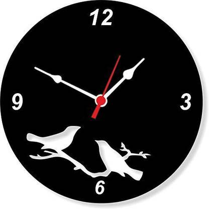Graceful Analog 23 cm X 16 cm Wall Clock