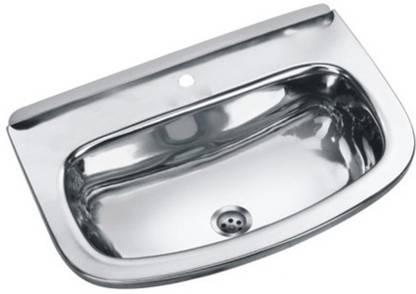 Jindal steel Jindal 18x12 Stainless Steel Wash Basin Jindal Stainless Steel Wash Basin 18x12 With Tap Whole Vessel Sink