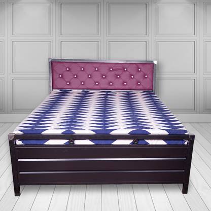ROYAL METAL FURNITURE MAttress Not Included Metal Queen Hydraulic, Box Bed