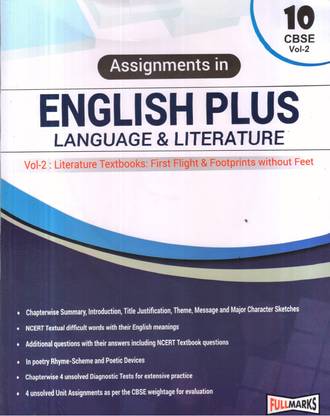 Assignments In English Plus Lan & Lit Cbse Vol 1&2 Class -10