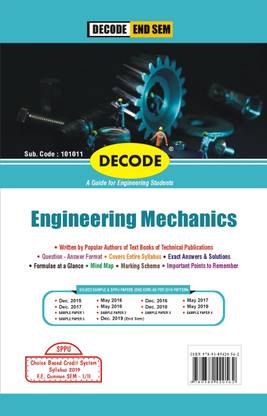 Decode Engineering Mechanics(END-SEM EXAM) for SPPU 15 Course (FE - I - Common -101011 )