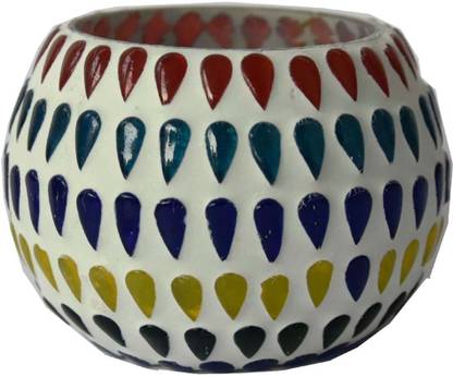Craftox Décor Glass 1 - Cup Candle Holder