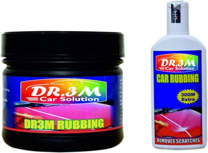 dr.3m RUBBING 500GM.+ CAR RUBBING SCRATCH REMOVER 100GM. Combo
