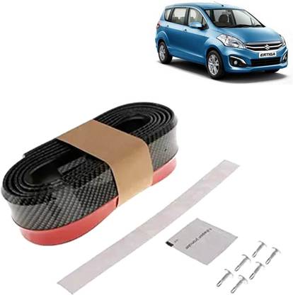 Rhtdm Car Bumper Side Skirt Universal Rubber Front Tackle Collision Avoidance Modification Small Enclosed Carbon Fiber Tape,2.5m For Ertiga Car Spoiler