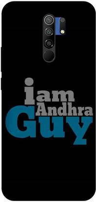 UMPRINT Back Cover for Poco M2/MZB9922IN I Am Andhra Guy Printed Back Cover