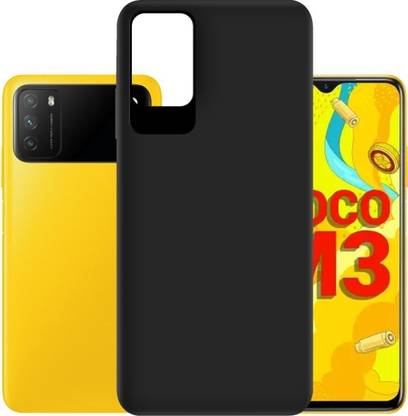Techforce Back Cover for POCO M3, MI POCO M3, Matte Finish Cover