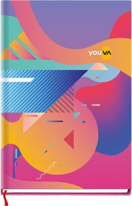 NAVNEET Youva Case Bound My Notes 14.8x21 cm A5 Notebook Single Line 192 Pages