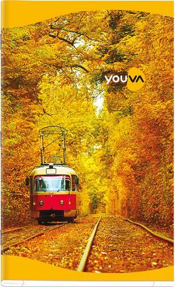 NAVNEET Youva Soft Bound Long Book 19x31 cm Assorted Notebook Single Line 160 Pages