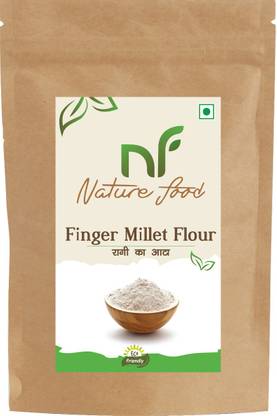 Nature food Best Quality Finger Millet Flour/ Ragi Atta - 1Kg ( Pack of 1)