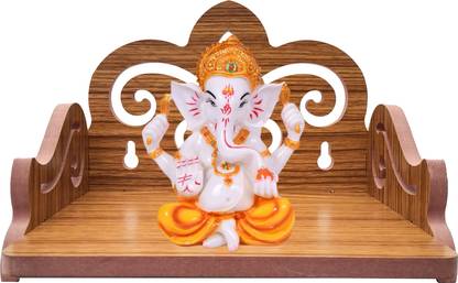 STASTORE Wooden Singhasan home Temple for God, Laddu Gopal Singahasan for Pooja Mandir, Singhasan for Diwali, Durga Pooja, Navratri, Ganesh Chaturthi - Multicolor Engineered Wood Home Temple Engineered Wood Home Temple