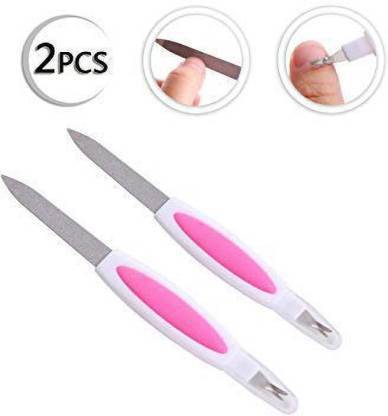 Ziofie 2 in 1 Manicure Pedicure Nail File Tool Cuticle Trimmer Cutter Remover