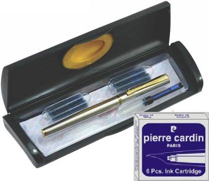 PIERRE CARDIN Golden Eye C/N Fountain Pen (1 Piece) with Extra Ink Cartridge