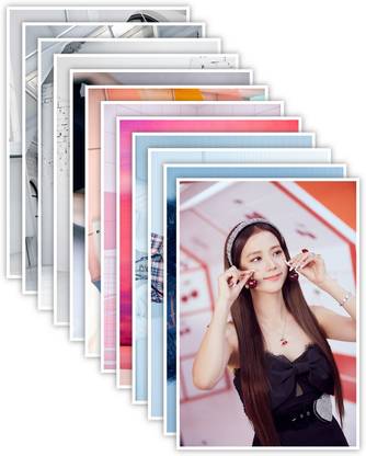 Pack of 12 BLACKPINK K-POP Girls Photos for Fans Photographic Paper
