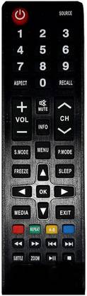 Kishore Traders Compatible Remote Control for SALORA INTEX FUTEC DAPIC EGO PANASONIC MITASHI Genus Murphy Santosh LED TV (Please Match Your existing Remote in Second Image) Samsung, BPL VIVID SERIES T32BH23A/T32BH33A/T32BH33A, Truvison Remote Controller