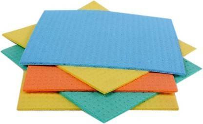 Kuisner Sponge Wipes for Kitchen Counter Household Cleaning Sponge Multipurpose ( 5) Sponge Wipe