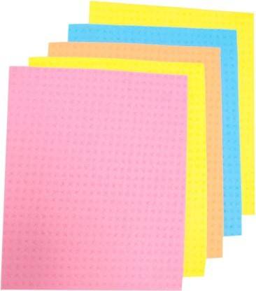 Shopeleven Cleaning Cloth, Wipe Wet and Dry Sponge Cleaning Cloth sponge wipes WP29(Pack of 5 pcs) Sponge Wipe