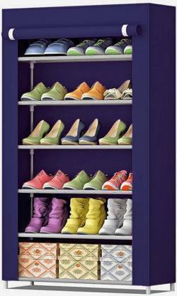 dbeautify Metal, Plastic Collapsible Shoe Stand
