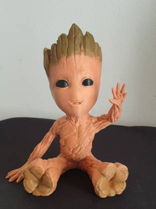 Cortex Waving baby groot Decorative Showpiece  -  15 cm