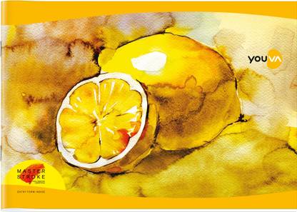 Youva Yellow Drawing Book 21 cm X 29.7 cm 36 Pages Sketch Pad