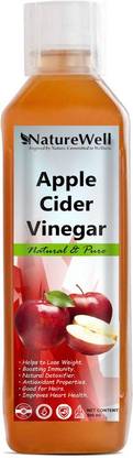 Naturewell Organic Apple Cider Vinegar - with strand of mother, not from concentrate Vinegar (500Ml)Ultra Vinegar