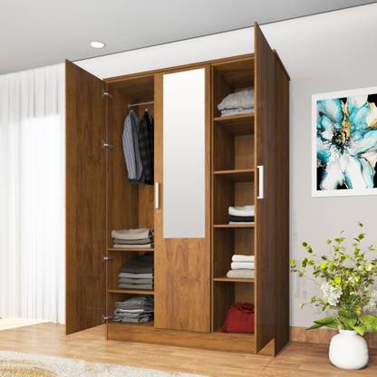 Lumberlust Phoenix Engineered Wood 3 Door Wardrobe