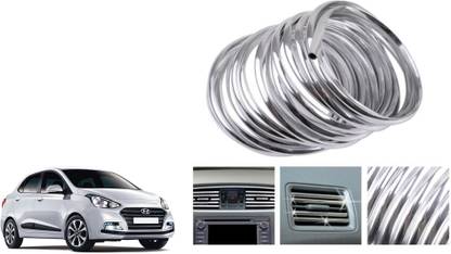 TAKECARE AC Vent/Car Edges Chrome Styling Edge Guard Chrome_26 Chrome Hyundai Eon Front Garnish
