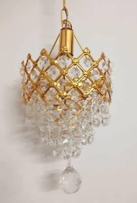 बिलाल अंसारी 160MM JHOOMER GLOSSY LOOK CHANDELIER CEILING LAMP WITH DECENT LIGHT Chandelier Ceiling Lamp झूमर  सीलिंग लैंप