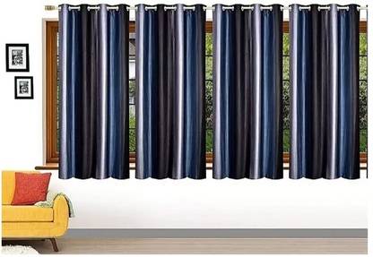 kumar creation 171 cm (6 ft) Polyester Blackout Window Curtain (Pack Of 4)