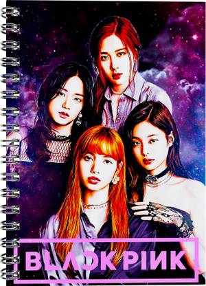 MG Brand BLACKPINK Kpop Spiral Bounded Rulled Notebook Diary A5 Size A5 Notebook Rulled 100 Pages