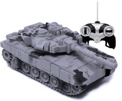 RTW COLLECTIONS Remote Control Battle Tank 360 Rotating Turret with Light & Sound for Kids