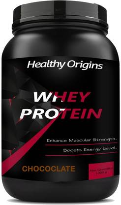 Healthy Origins 100% Protein Powder Whey Protein Powder with Digestive Enzymes,Supplement Ultra Whey Protein
