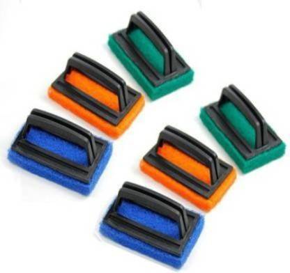 Shopeleven Cleaning scrubber brush cleaner for dirt & stain scrub pad with handle C5 Scrub Pad