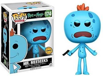 RICK Funko And Morty Mr. Meeseeks Pop! Vyl Figure Chase Variant