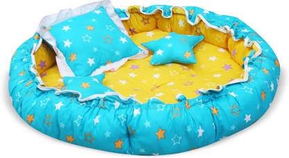 Miss & Chief by Flipkart Baby Reversible Nest | Bed | Bedding Set (0-6 Months) Reversible Crib