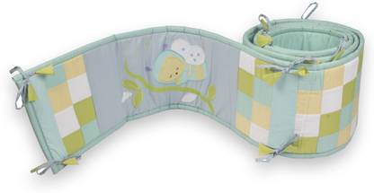 Baby Craft Handstitched Baby Cot Bumper/Bed Proofing(Design: Honey Bee Patch)