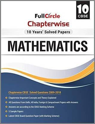 Chapterwise 10 Years Solved Papers Mathematics Class 10 Cbse
